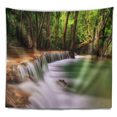 Photographie deuxième niveau erawan cascade tapisserie