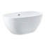 55" x 30" Freestanding Soaking Acrylic Bathtub
