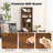 Industrial 5 Shelf Bookcase-2100235639-2100235593