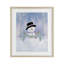 Let It Snow Soft Snowman, reproduction encadrée sous verre, design par Sandra Picco-563328377-563328382