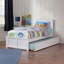 Lit plateforme avec lit gigogne en bois massif et manufacturé Lempley-1219022105-1219022110