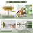 1-light Mid Century Modern Green Brass Pendant Light