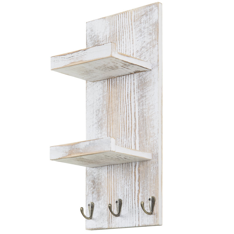 Wood 2 Wall Towel Rack