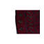 Hand-Knotted High-Quality Red/Black Area Rug