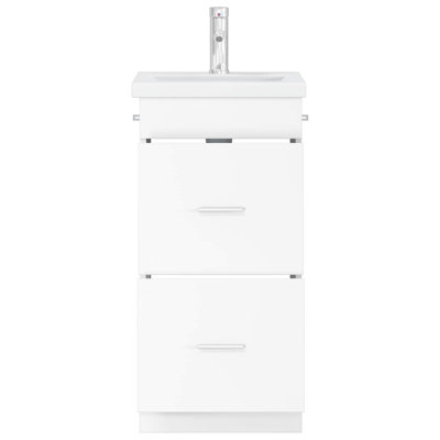 Single Bathroom Vanity with Ceramic Basin