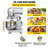 Commercial Food Mixer 10Qt 450W 3 Speeds Adjustable 110/178/390 RPM Heavy Duty 110V With Stainless Steel Bowl Dough Hooks Whisk Beater Premium For Schools Bakeries Restaurants Pizzerias