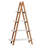 Solid Bamboo Wood Oxford "A" Frame Ladder Display Bookshelf