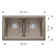 Vintera SILGRANIT 33" Double Bowl Apron-Front Farmhouse Sink
