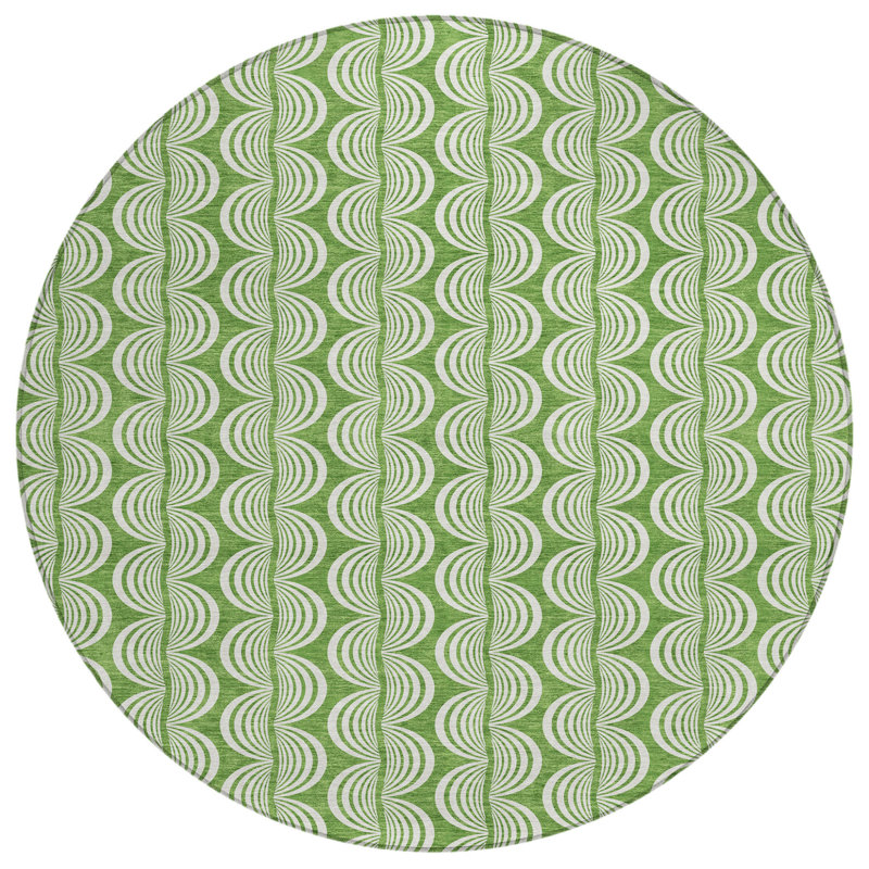 Tapis rond 8 po Ogee