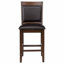 Chaise de comptoir rembourrée (ensemble de 2)