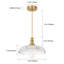 Luminaire suspendu 1 lumière Junathean