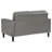 Farallone Grey 2-Piece Track Arm Sofa Set