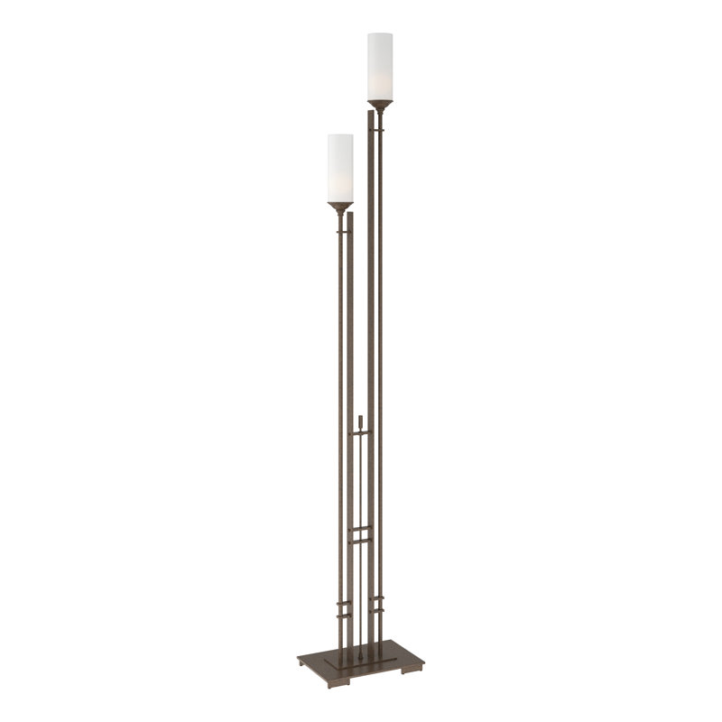 Lampe sur pied 75 po Metra, Bronze, Opale