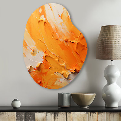 Chidinma - Landscapes Asymmetrical Print on Metal, Modern Unique Shape Metal Wall Decor