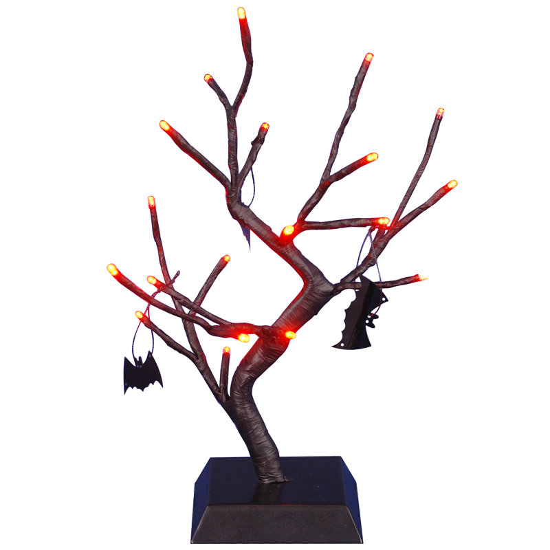 Arbre d'Halloween artificiel pour table 15 po