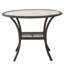 Table d'extérieur en résine, tables de salle à manger