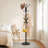 Freestanding Hall Tree Coat Rack with Marble Base, 16 Multi‑Angle Hooks for Entryway