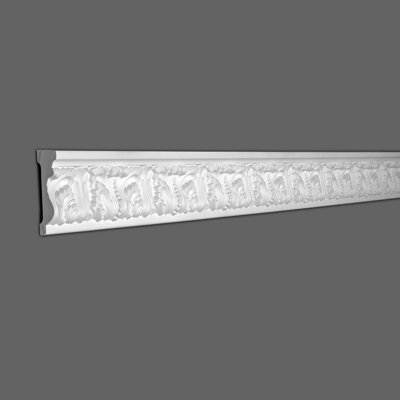 Acanthus 3 1/2"H x 96"W x 1"D Chair Rail Moulding