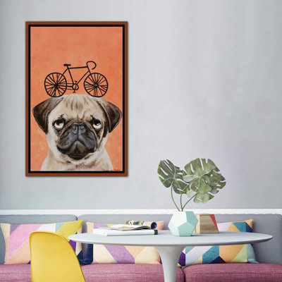 Carlin avec bicyclette par Coco De Paris - impression d'art graphique