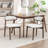 Upholstered Solid Wood Dining Chair Side Chair-1686037627
