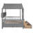 Wooden House Bed With 2 Drawers-419085622-419085625