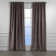 Rideau simple extra long et extra large en velours mat luxueux