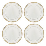 Lenox British Colonial Bamboo Dinner Plates, Set of 4