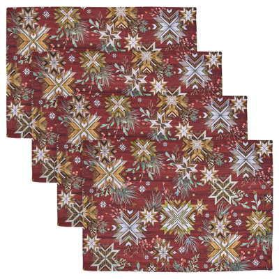 Ensemble de 4 napperons Lilybeth