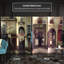 70.88" x 94" Double Sided French Cafe 6 Panel Room Divider-195541495