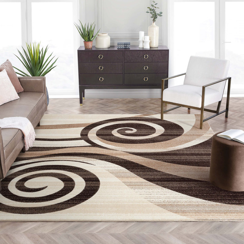 Lorenzo Abstract Area Rug, Rectangle 120 x 160cm