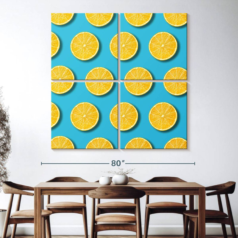 Kerner Lemon Slices On Blue