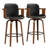 26'' High-back Swivel Bar Stool With Footrest Set Of 2-1579447776-1579447788