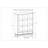 Banting 9 Cube Bookcase With Drawers