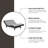 Muriel 2" Bed with Wallhugger, Massage, USB Ports, Under-Bed Light, Adjustable, Built-in Outlets-1519619877