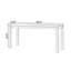Bureau rectangulaire en bois massif Burlywood-1063105212-1063105210