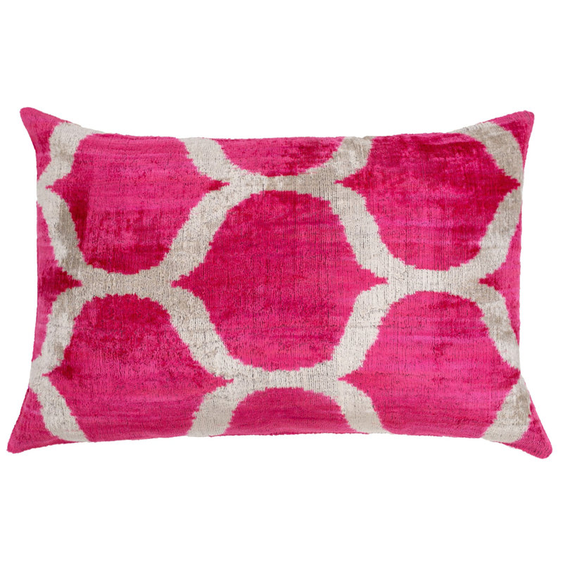 Geometric Velvet Throw Pillow