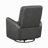 Glider Reclining Chair Swivel Motion Breathable Faux Leather Upholstery Luxury Living Room Furniture, Movie Chair-1633114168