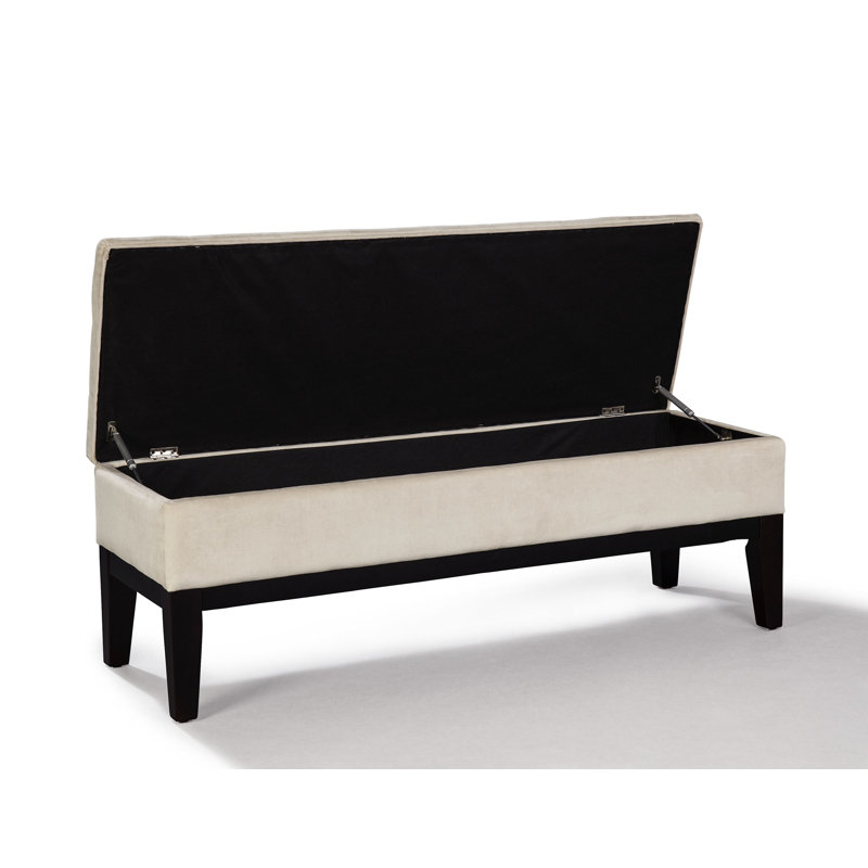 Rocha Microfiber / Microsuede Upholstered Storage Bench