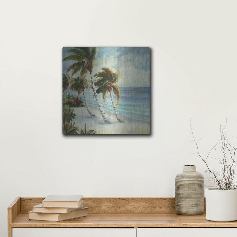  «Tropical 4» par DAG, Inc, art mural en métal, 12 po x 12 po, H 12 po x l 12 po