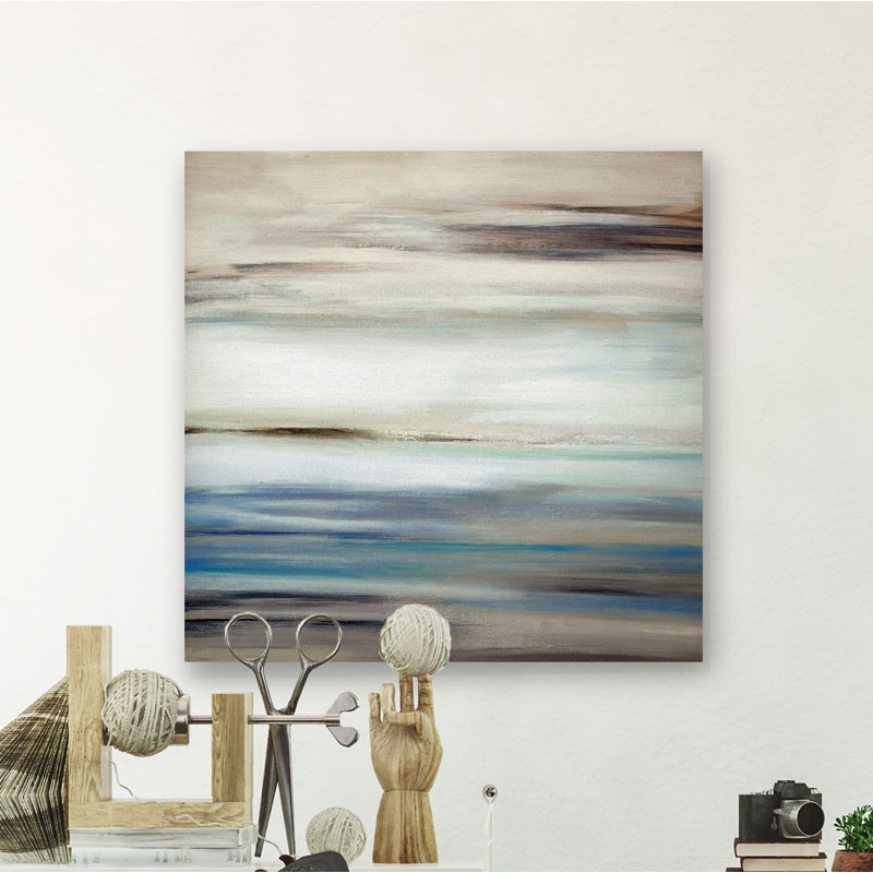 « sanibel lever », peinture sur toile tendue, H 24 po x l 24 po x P 1,5 po
