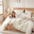 Ruffle Comforter Set 3 Pieces-Bedding for All Seasons Fluffy Vintage Farmhouse Comforter With Two Pillowcases-117190137-117190144