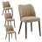 Modern Upholstered Dining Side Chair with Wooden Legs -1048585502-1048585503