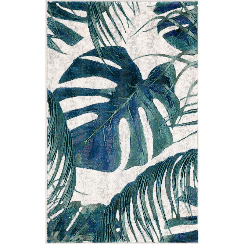 Floral Indoor Rug, Rectangle 2' x 3'