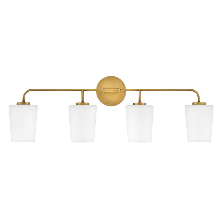 Fitz 4 Light Frosted Dimmable Vanity Light