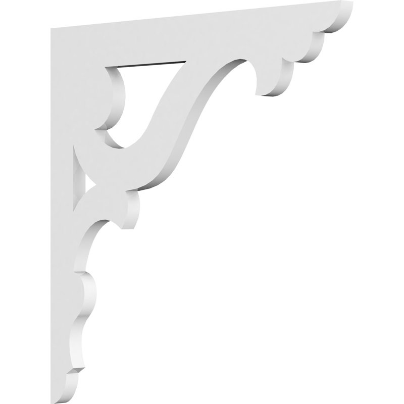Support de qualité architecturale Hurley, L 5/8 po x P 14 po x H 14 po, Cornelia, PVC