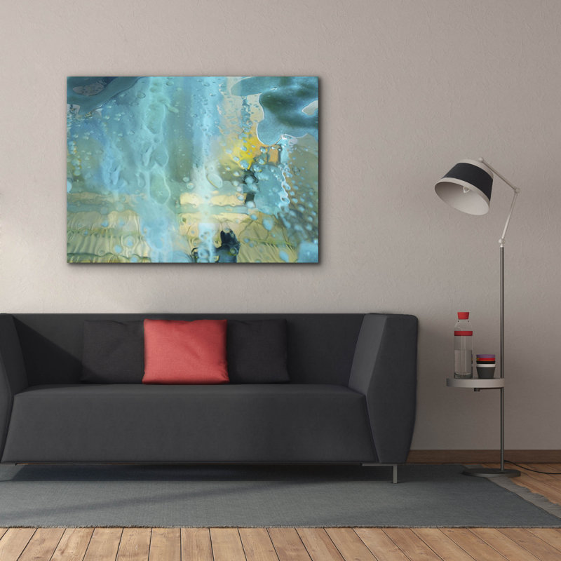  «Undertow 4» par Brittany Evans, art mural sur toile, 54 po x 40 po, H 40 po x l 54 po