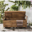 Outdoor Wooden Storage Bench-13643230