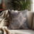 Embroidered Linen Indoor/Outdoor Pillow Cover 20x20 – Stylish Cushion for Christmas Home Decor Gift