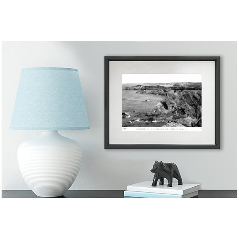 Watergate Bay, Trevelgue Head And Watergate Beach 1899 by Francis Frith - Single Picture Frame Print