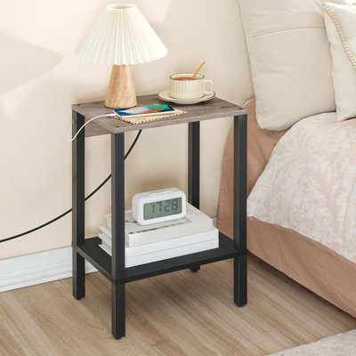 Table d'appoint avec station de charge, table de bout avec port USB ...